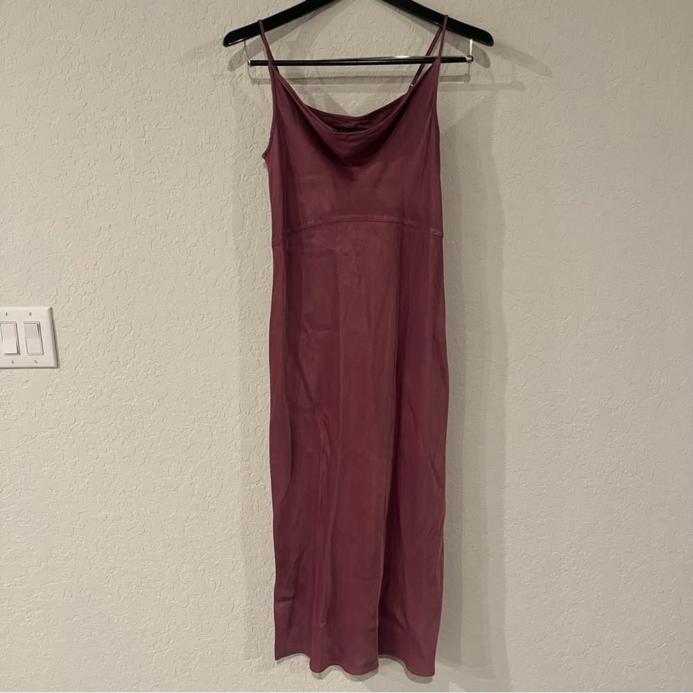 Anthropologie Mauve Midi Dress